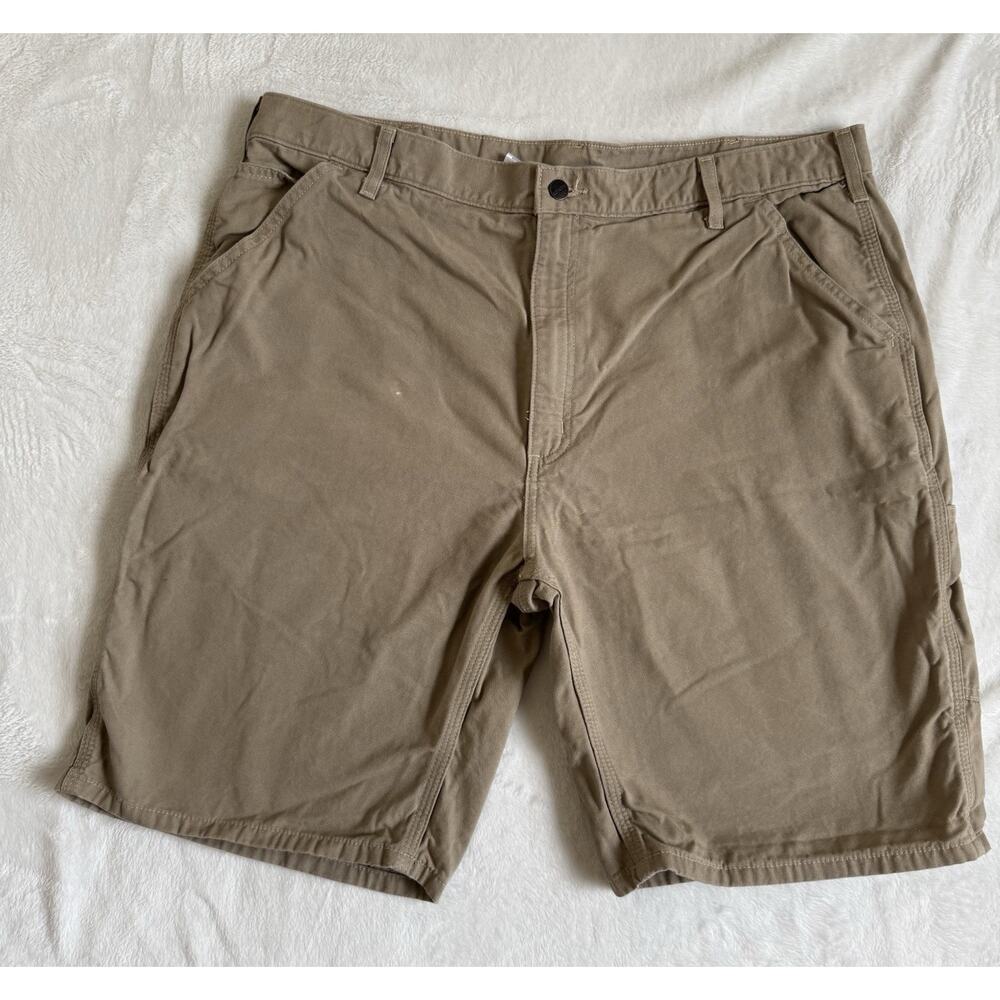 Carhartt Vintage #B278 CHR Relaxed Fit Cotton Duck Size 42 Khaki Shorts